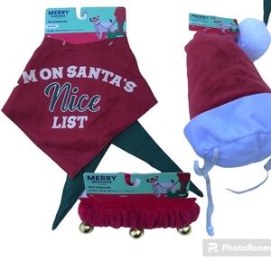 Christmas dog accessory bundle L/XL​